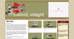 Desktop Screenshot of canuckcorgis.com